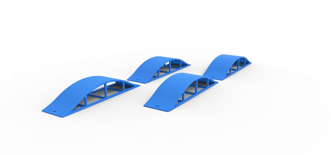 Cross Axle Bridge for diecast RC cars 1:10 3D Print 397463