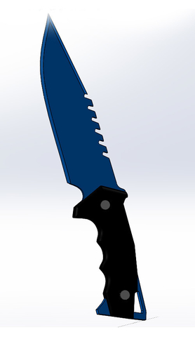 TACTICAL KNIFE 3D Print 397529