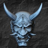 Traditional Japanese Hannya Mask Oni Mask Samurai Mask  - Thumbnail 8