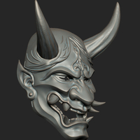 Traditional Japanese Hannya Mask Oni Mask Samurai Mask  - Thumbnail 13