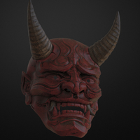 Traditional Japanese Hannya Mask Oni Mask Samurai Mask - Thumbnail 11