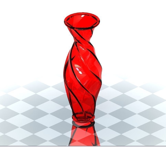 flower vase 3D Print 397643