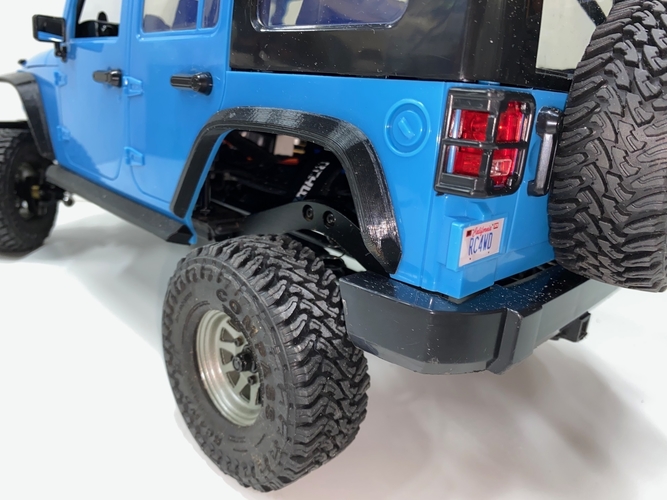 RC4WD Cross Country Rear Flares 3D Print 397647