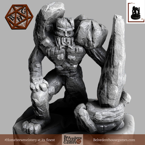Stone Golem 3D Print 397654