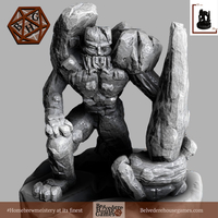 Small Stone Golem 3D Printing 397654