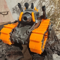 Small RC Metal Tank MK001 3D Printing 397706