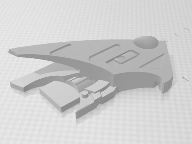 Ninja Storm Wind Weapon- Hawk Blaster 3D Print STL File 3D Print 397725