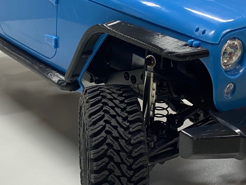 RC4WD Cross Country Front Tube Flat Flares