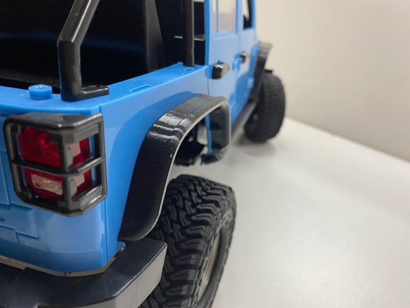 RC4WD Cross Country Rear Tube Flat Flares (NARROW)