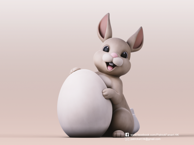 Easter bunny 3D Print 397779