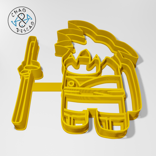 AMONG US - GOKU - DRAGON BALL - COOKIE CUTTER 3D Print 397794