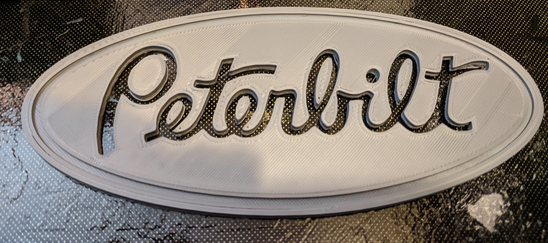 PeterBilt Logo Badge Emblem 3D Print 397920