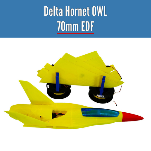Delta Hornet OWL 70mm EDF from OWLplane - test files 3D Print 398036