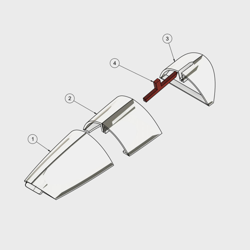 VJet OWL from OWLplane - test files 3D Print 398098