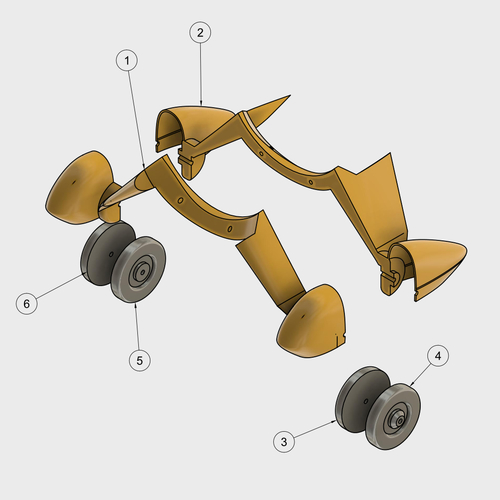 VJet OWL from OWLplane - test files 3D Print 398099