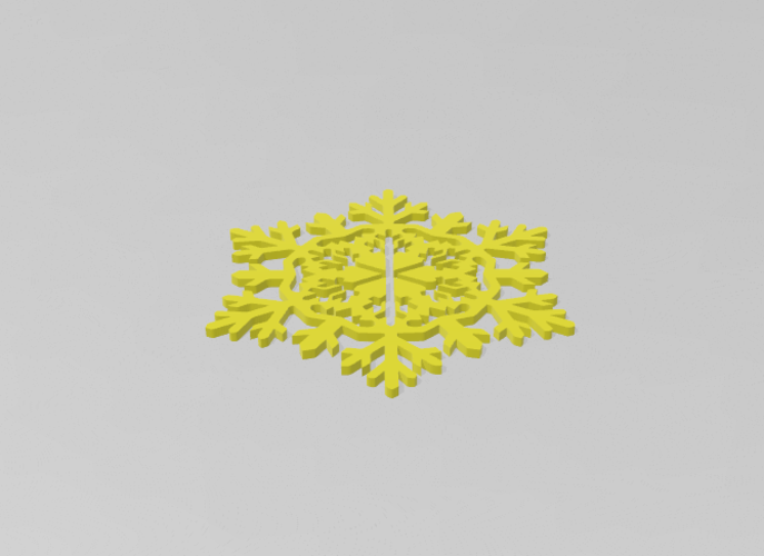 snowflake 3D Print 398141