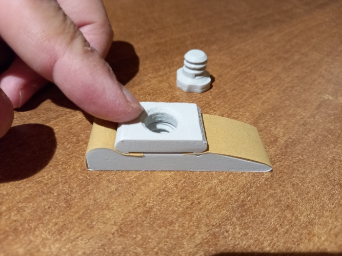 Precise Sandpaper Holder 3D Print 398199