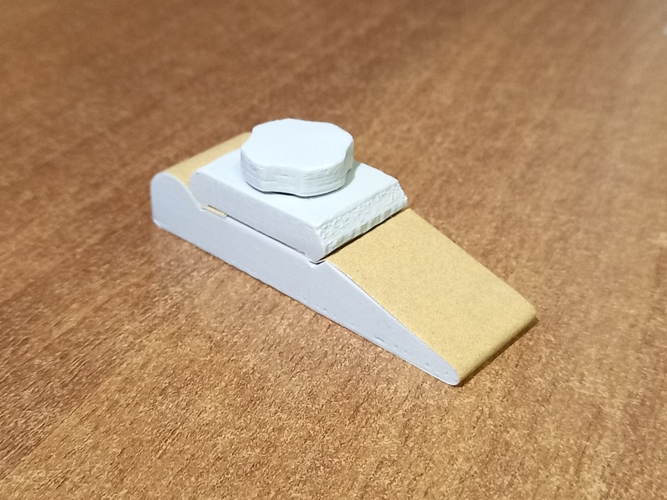 Precise Sandpaper Holder 3D Print 398204