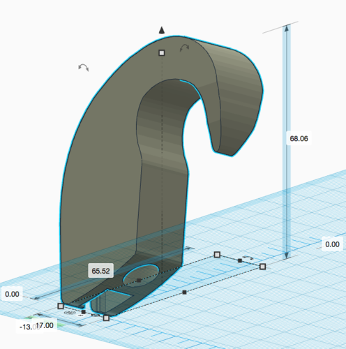 Adjustable Sandow Hook 3D Print 398214
