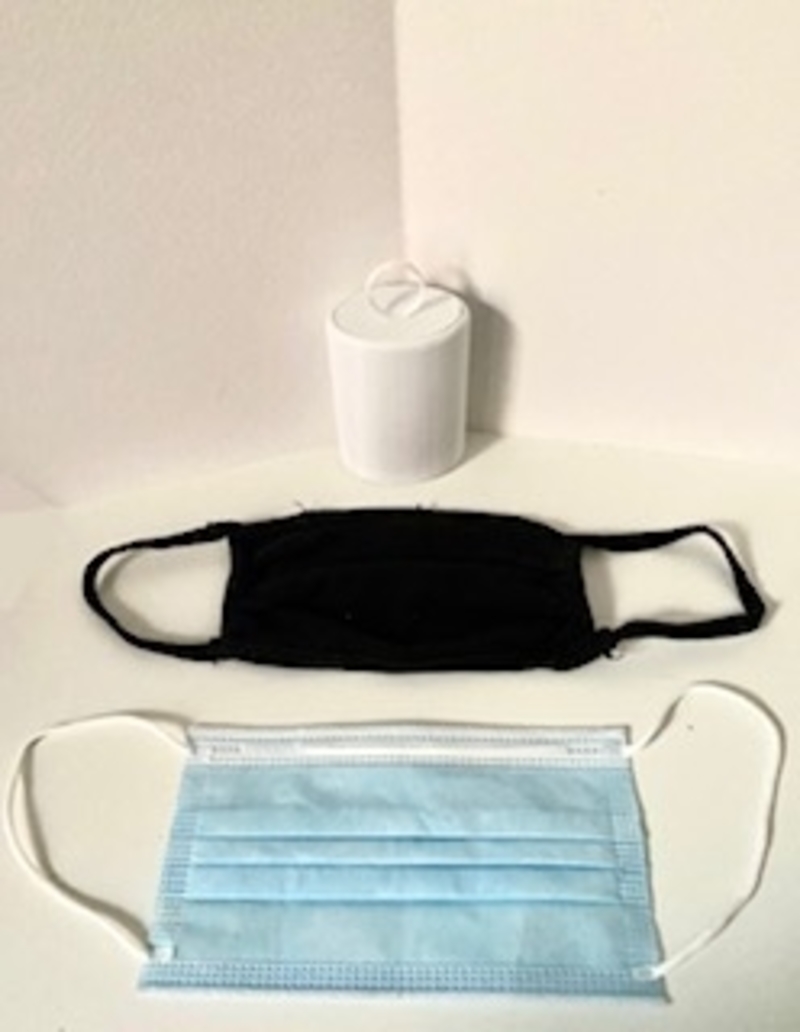Portable Jar For Holding Masks And Other Objects