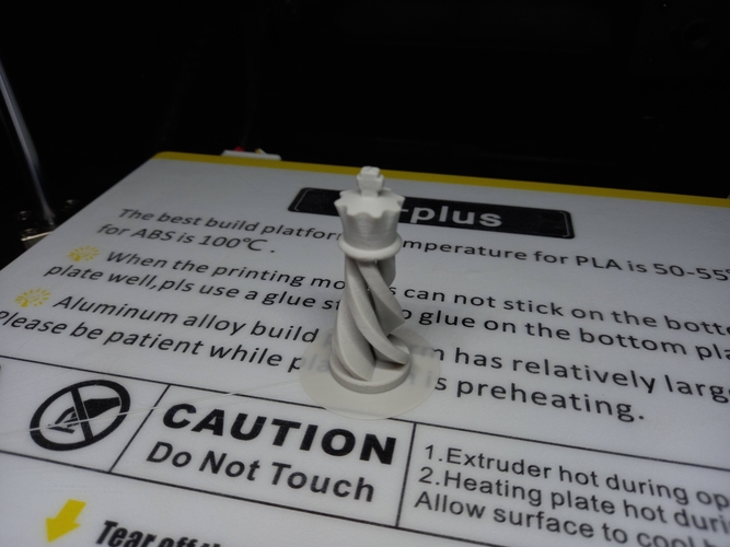 Chess Set (Spiral Theme) 3D Print 398417