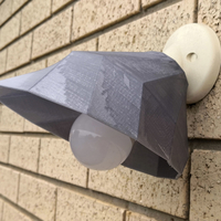 Twisting Lofted Cover for Angled Wall Light - Thumbnail 2