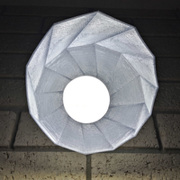 Twisting Lofted Cover for Angled Wall Light - Thumbnail 3