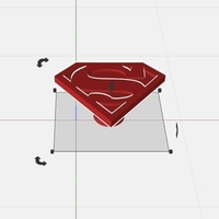 Small Superman drawer handle 3D Printing 398608