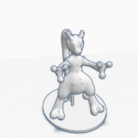 Small mewto pokemon 3D Printing 398618