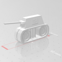 Small Blocky Tonk 3D Printing 398639