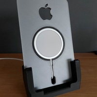 Small iPhone 12 stand with MagSafe Charger 3D Printing 398744