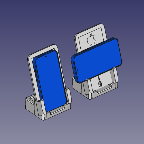 iPhone 12 stand with MagSafe Charger 3D Print 398749