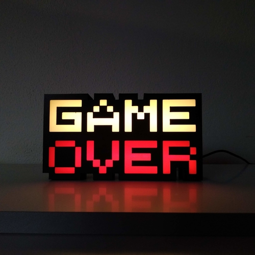 Game Over lamp 3D Print 398776