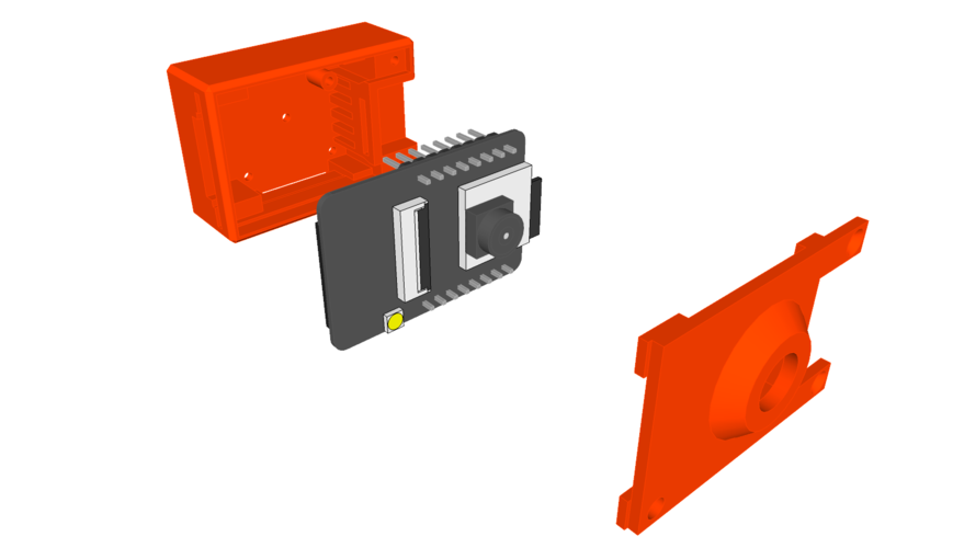 ESP32-CAM Case Type A 3D Print 398846