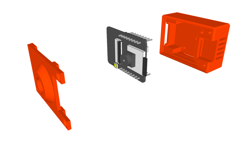 ESP32-CAM Case Type A 3D Print 398847
