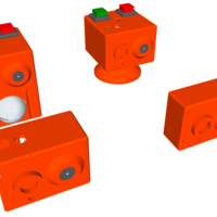 Small ESP32-CAM Case Type B 3D Printing 398849