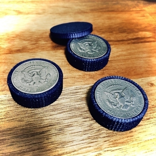 Okito Coin Box Set (US Half Dollar) 3D Print 398970