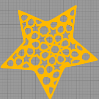 Small Star - Wall Decor 3D Printing 398987