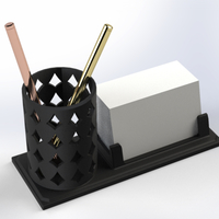 Small Pen holder and business card 3D Printing 399029