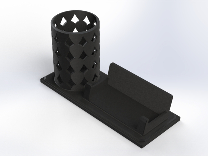 Pen holder and business card 3D Print 399031