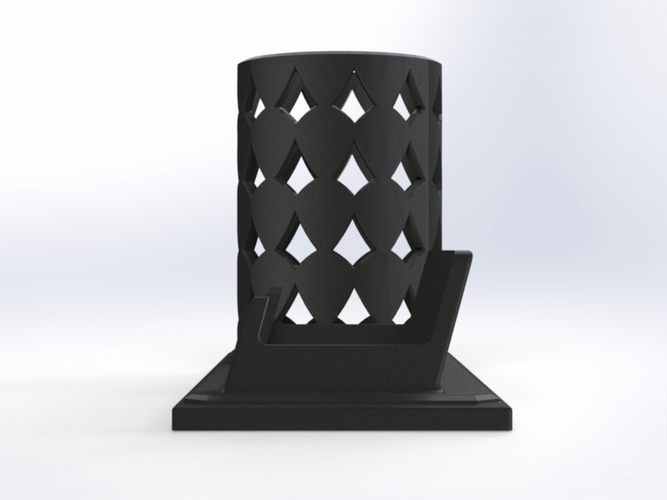Pen holder and business card 3D Print 399034