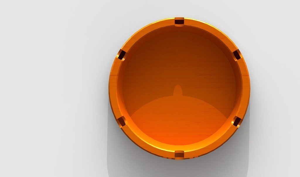 3D Printed simple ashtray by Paul van Doorenmalen