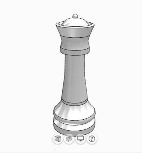 Chess - Queen 3D Print 399141