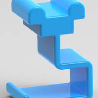 Small Unistrut Hook 3D Printing 399230