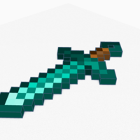 minecraft diamond sword - Thumbnail 2