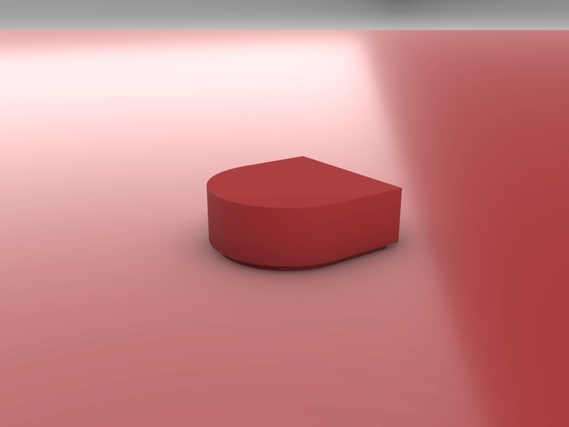 LEGO Half Circle Round Flat Tile - 1X1