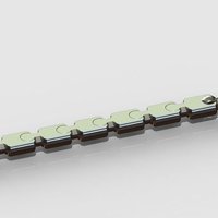 modular (key)chain - remix of:carlok's "Modular "snake" keychain - Thumbnail 3