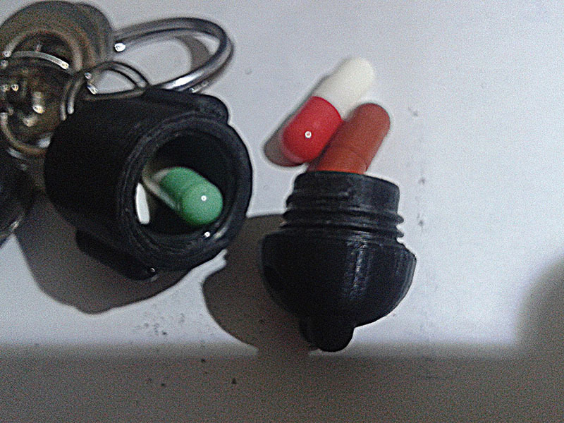  android keychain medicine carrying box