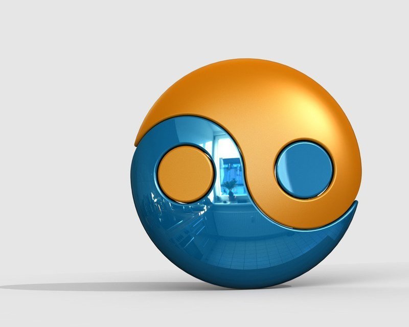 ying-yang container/box