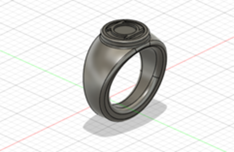 Green Lantern Ring 3D Print 399496
